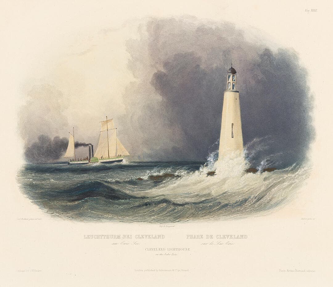 Cleveland Lighthouse on the Lake Erie