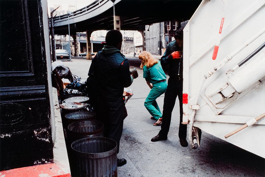 Touch Sanitation, Photo Day 14, Sweep 8, Manhattan 8, 4/15/1980, Photograph by Deborah Freedman