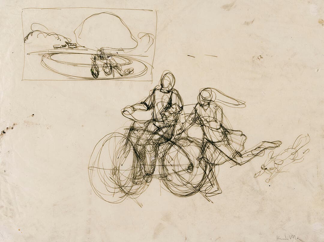 Untitled (preparatory drawing for Our Town)
