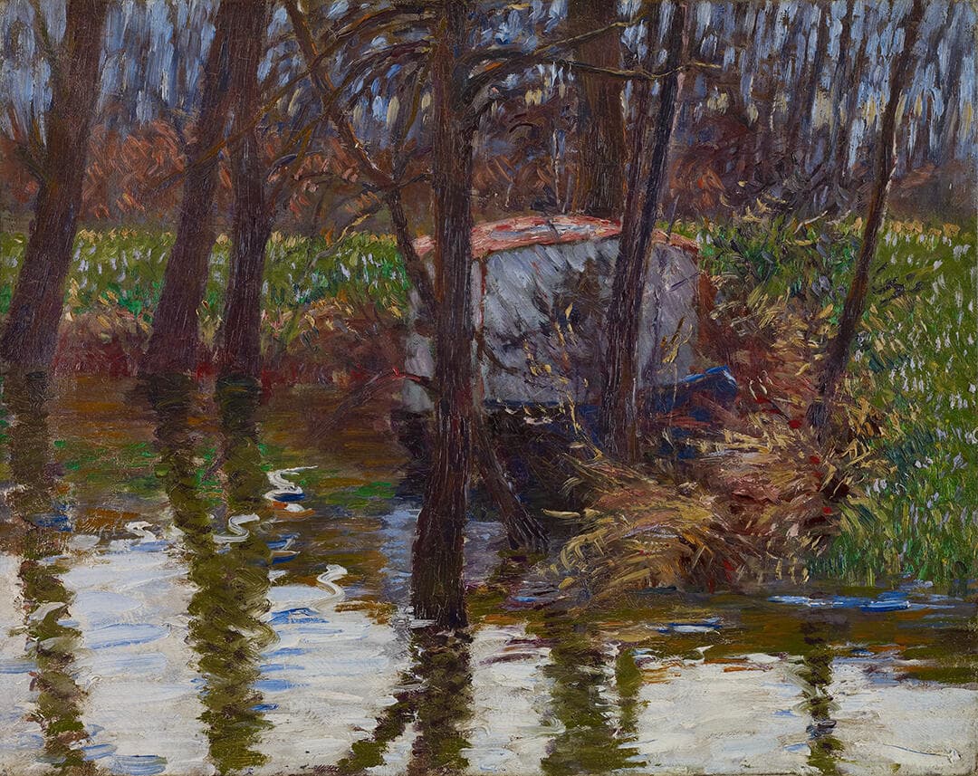 The River Epte with Monet's Atelier-Boat