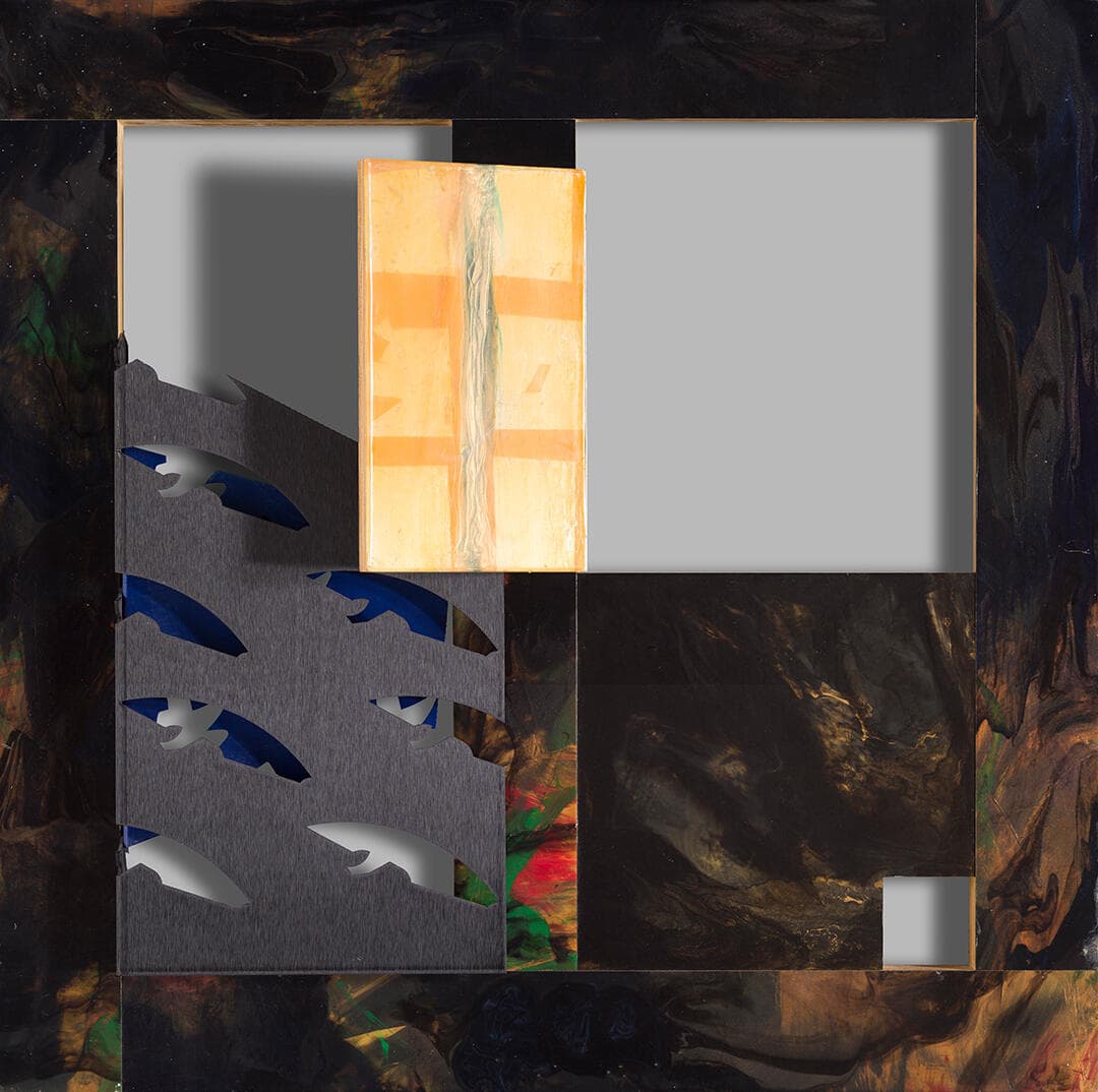 Black and Golden Door