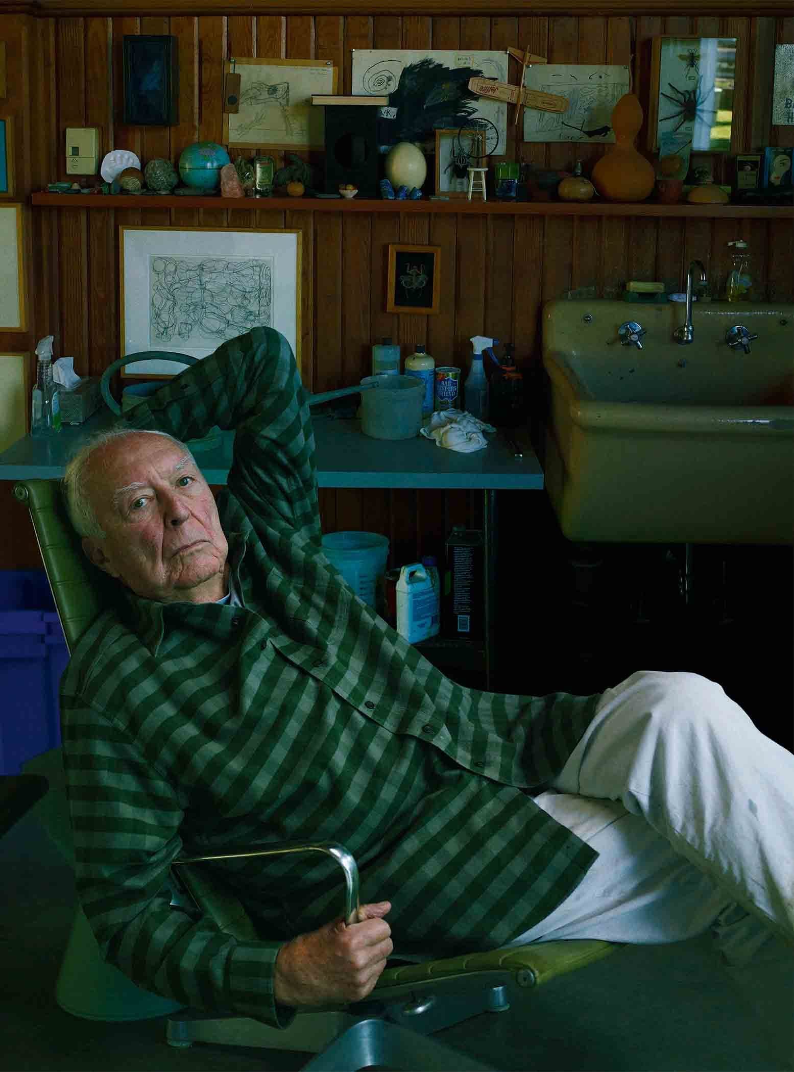 Jasper Johns Portrait by Annie Leibovitz