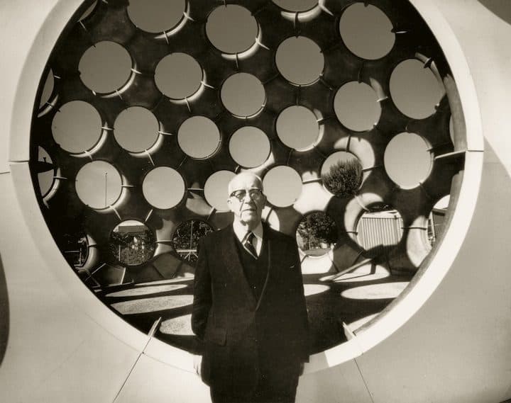 R. Buckminster Fuller - B&W Photo